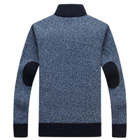 Pull cardigan zippé pour homme, tricot côtelé décontracté, personnalisable avec logo ODM sur le devant, collection hiver