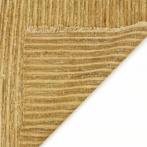 Alfombra DECORDEC de Color Beige Marfil con Textura Floral, Alfombra Orgánica con Bloques en Relieve, Flecos Antideslizantes, Ecológica, Hecha a Mano, Moderna y Gruesa - Product Image 5