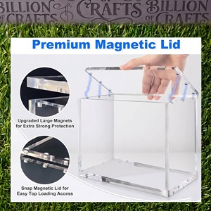 Estuche Protector Magnético Transparente de Acrílico Moderno Multifuncional para ETB, Caja de Exhibición para Elite Trainer Box y Booster Box con Tapa Magnética - Product Image 5