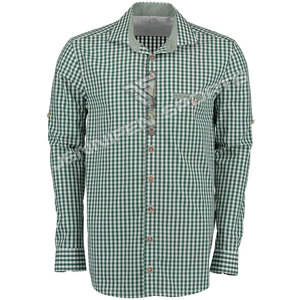 Chemise Habillée Homme Premium à Carreaux Verts Tendance en Coton Respirant à Manches Longues – Qualité Supérieure pour Tenue Décontractée ou Professionnelle - Product Image 1