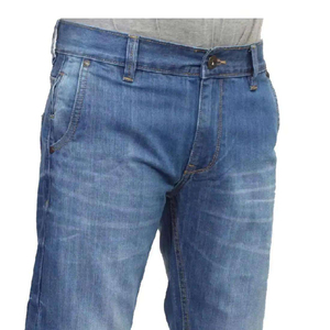 Nouveau Jean délavé à l'acide pour homme, personnalisable, pour usage décontracté, couleur unie, fabrication de vêtements, confortable, prix abordable - Product Image 3