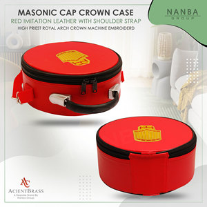 Estuche para Gorra de Ex Arcánquillo - Cuero Rojo Premium con Diseño Elegante - Product Image 4