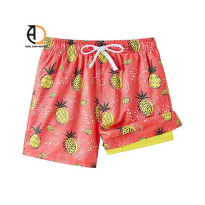 Shorts de bain pour hommes, taille élastique, shorts de plage - Product Image 5