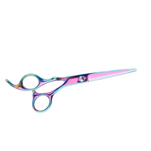 Ciseaux de barbier professionnels en acier inoxydable avec lame tranchante et repose-doigts amovible pour salons de beauté - Product Image 3