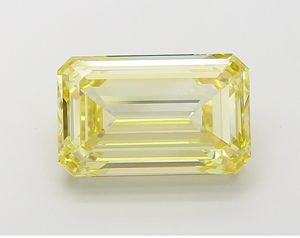 Diamante Cultivado en Laboratorio con Certificación IGI, Corte Esmeralda de 7.00 CT, Color Amarillo Intenso Fantasía, Claridad VVS2, CVD LG 659423037, Joyería ROYAL GEMS - Product Image 3