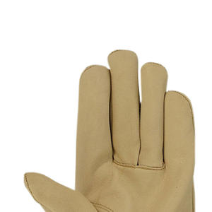 Gants de sécurité d'hiver anti-coupure en cuir double paume certifiés CE, en cuir de vachette de haute qualité, mitaines de travail à doigts complets, vente en gros industrielle - Product Image 4