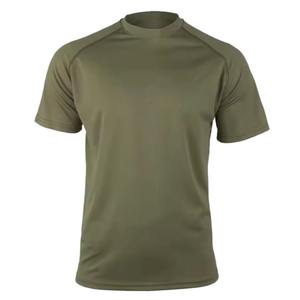 เสื้อยืดผู้ชายสั่งทำขายส่ง ผ้าฝ้าย 100% แขนสั้น ระบายอากาศได้ดี เหมาะสำหรับวิ่งออกกำลังกาย ฟิตเนส ยิม พร้อมสกรีนโลโก้และสีตามสั่ง - Product Image 1