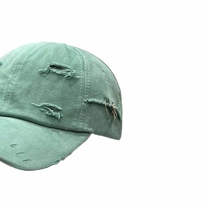Casquette Dad Hat Unisexe en Coton Imprimé Effet Vieilli Kaki, Style Décontracté pour le Streetwear, Réglable, Vente en Gros - Product Image 2