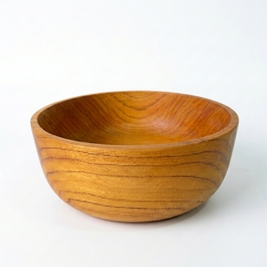 Ensemble de vaisselle en bois de teck vintage écologique de 8,8 à 12 pouces, cadeaux d'affaires, bol de service, saladier, ustensiles de cuisine, emballage en carton - Product Image 1