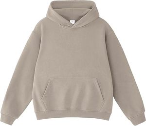 Custom Heavyweight Pullover Hoodies for Men 350 Gsm French Terry Fleece Oversized Cropped Hood High Quality Winter Outfit - Product Image 1
