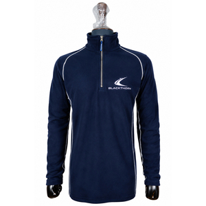 Chaqueta de Forro Polar con Cierre de Cremallera para Hombre, Color Azul Marino y Gris, Absorbe la Humedad, para Actividades al Aire Libre en Otoño - Product Image 5