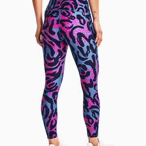 Breathable Cotton/Bamboo Fiber Seamless Anti-Bacterial <b>Knitted</b> Mid Waist Custom Design Women Sublimation Leggings Quick Dry - Product Image 5