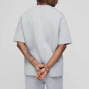 T-shirt surdimensionné pour homme avec logo personnalisé, taille plus, impression par transfert thermique, couleur personnalisée - Product Image 6