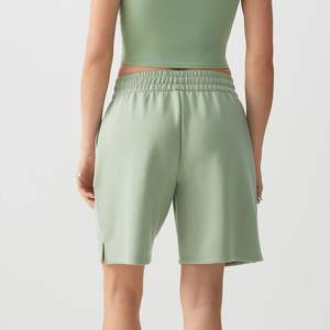 Shorts Deportivos de Cintura Alta para Mujer, Corte Holgado Informal, Shorts de Gimnasio y Descanso, Logotipo Personalizado OEM, Ropa Urbana de Verano - Product Image 2