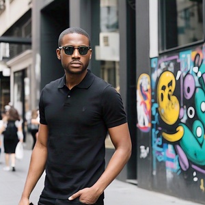 Nuevo diseño de camiseta Polo de secado rápido solapa Casual suelta transpirable deportes camiseta hombres de manga corta talla grande polos para hombres - Product Image 2