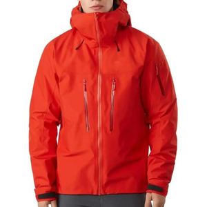 Veste unisexe à capuche coupe-vent avec fermeture éclair, coupe classique, à carreaux, décontractée, pour l'hiver, 100 % polyester, toile fine, imperméable à l'avant - Product Image 1