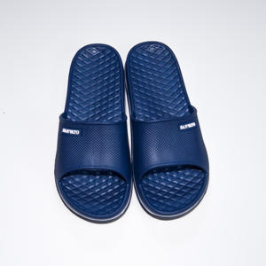Airy Open Toe Striped Decoration Vietnam All Seasons Black Color Comfortable <b>Slides</b> Slipper EVA Rubber Savato Sandals - Product Image 2