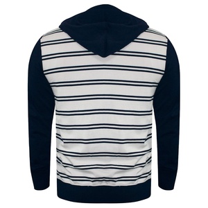 Sweat à capuche à manches longues pour hommes, pull multicolore, demi fermeture éclair, col en avant, mode d'hiver, - Product Image 1