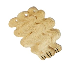 Extensiones de Cabello Humano Virgen Indio Rubio, Ondulado, Remy, Doble Trama a Máquina, Doble Grosor, 100% Cabello Humano - Product Image 2
