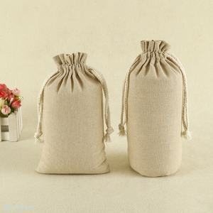Handmade Jute Bread <b>Bag</b> with Drawstring Closure Reusable Food Storage <b>Bag</b> - Product Image 1