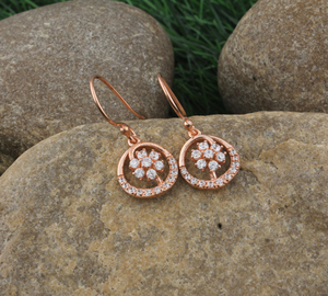 Rose Gold Plated 925 Sterling <b>Silver</b> CZ <b>Stud</b> Earrings Sparkling Cubic Zirconia Heart Shape <b>Studs</b> Fashion Jewelry Wholesale - Product Image 4