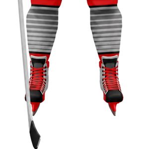 Gray Red Black <b>Ice</b> Hockey Uniform for Men Professional Hockey Jersey and Pant Set Breathable Lightweight Athletic Team Match - Product Image 4