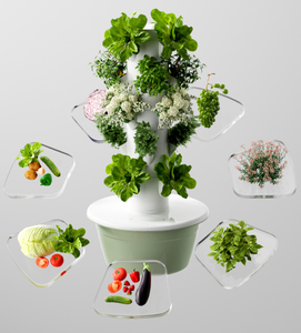 Système de culture hydroponique verticale commercial |   Jardinière pour culture hors-sol en serre pour l'agriculture urbaine - Product Image 4