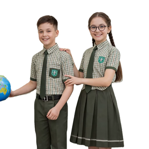 Uniformes Escolares de Alta Calidad para Niñas, Diseño 2025, Vestido de Verano a Cuadros, Suave y Cómodo, para Escuela Secundaria, Venta al Por Mayor - Product Image 4
