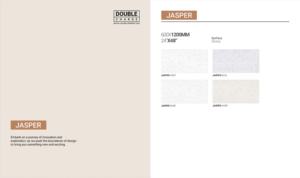 Baldosa de Porcelana Pulida de Doble Carga DC 600x1200mm, Resistente, Brillante, Vitrificada, para Sala de Estar, Vestíbulo, Comedor de Lujo - Product Image 4