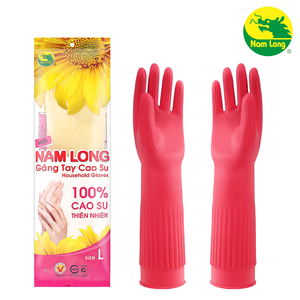 Gants en caoutchouc durables Nam Long fabriqués au Vietnam adaptés à la transformation des fruits de mer difficiles - Product Image 1
