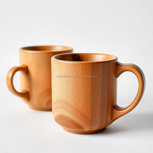 Tasse en bois fabriquée à la main Design écologique et élégant Tasses en céramique durables et naturelles pour les boissons au thé et au café - Product Image 3