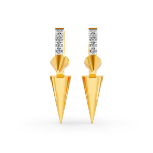 Pendientes de Oro Sólido de 14K, 9K, 10K y 18K con Diamantes de Laboratorio, Certificados por IGI, RJC, ODM, OEM, Fabricante de Joyería Fina Ética, Venta al por Mayor EA501913 - Product Image 4