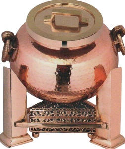 Chafing Dish en cuivre Antique poli, nouveau Design décoratif moderne, Chafing Dish Antique - Product Image 1