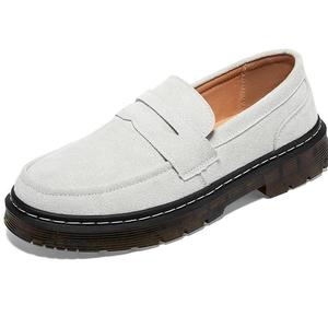 <b>Mens</b> Suede Loafers <b>Slip</b>-<b>On</b> Walking Lama Shoes Breathable Lightweight Customized Penny Sneakers <b>Trainers</b> Lama Suede Shoes - Product Image 5