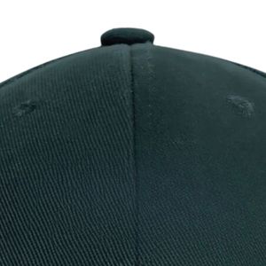 Gorra de Béisbol para Hombre, Verde Oscuro y Blanco en Contraste, Visera Curva de Dos Tonos, Correa Ajustable, Estilo Casual Deportivo, Bordado de Logotipo Personalizado - Product Image 6