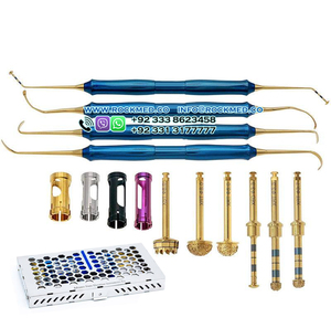 ชุดเครื่องมือ DASK Kit Lift Osteotomes สแตนเลสสตีล แบบใช้มือ ชุดตรง โค้งเว้า สำหรับปลูกถ่ายฟัน เครื่องมือทันตกรรม สำหรับเตรียมกระดูก - Product Image 5