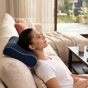 Almohada Cervical Contorneada Premium, Cojín Ortopédico de Espuma Suave para Soporte del Cuello |   Almohada Ergonómica para un Sueño Profundo, Ideal para Viajes y Hogar - Product Image 2