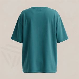 T-shirt en coton surdimensionné personnalisé pour femmes, impression sérigraphique écologique, logo DTF, marques urbaines, couleur personnalisée, vêtements haut de gamme - Product Image 2