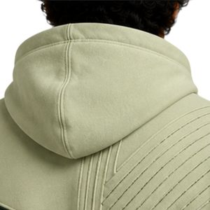 Sweat à capuche personnalisé pour homme, vert cèdre, en molleton de coton épais, color block, brodé, style streetwear, fabricant OEM - Product Image 5