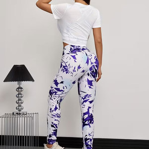 2026 New Design Athletic Suit Tank Top T Shirt & Yoga Sports Long <b>Pants</b> for Women In Unique Style - Product Image 5