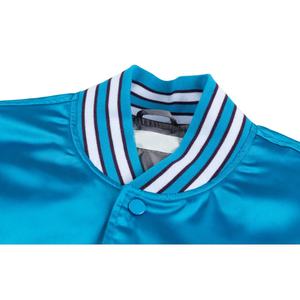 Veste universitaire en satin pour homme de haute qualité, nouveau design, veste d'hiver avec broderie personnalisée, vente en gros - Product Image 3