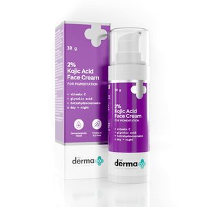 Crema con 2% de Ácido Kójico de The Derma Co |   Reduce las manchas oscuras, la pigmentación y las imperfecciones |   Unifica el tono de la piel |   Para Hombres y Mujeres |   30 g - Product Image 2