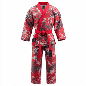 Combinaison de Taekwondo camouflage MMA de haute qualité, uniformes d'entraînement de boxe, uniformes de Taekwondo personnalisés, uniformes de boxe MMA Taekwondo - Product Image 2