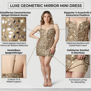 เดรสสั้นทรงเข้ารูปประดับเลื่อมสีทองหรูหราทันสมัย |   สายรัดเสื้อแบบสปาเก็ตตี้ |   คอเสื้อแบบสวีทฮาร์ท |   ชุดเที่ยวกลางคืน |   งานเลี้ยงตอนเย็นสำหรับผู้หญิง - Product Image 5