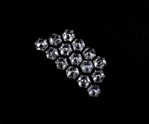 Piedra suelta de diamante cultivado en laboratorio de 4.50 MM con corte hexagonal, perforada con láser, en oferta, a granel, diamante de laboratorio de color fantasía, corte antiguo único para pendientes - Product Image 6