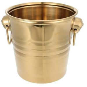 Seau à glace de style traditionnel pour champagne, bière, vin, boissons, en acier inoxydable, fournitures hôtelières - Product Image 3