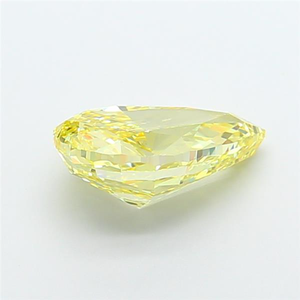 Diamant jaune de 7 carats, taille poire, rare, de couleur fantaisie, en forme de goutte d'eau, diamant non monté pour une œuvre maîtresse de haute joaillerie sur mesure - Product Image 5
