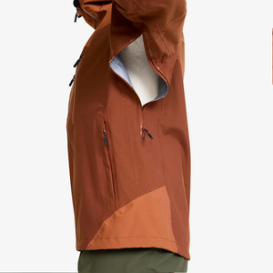 Veste coupe-vent à col haut pour homme, protection extra contre le vent, col montant, veste de sport à capuche, manteau coupe-vent - Product Image 5