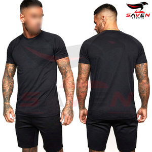 Conjunto de Camisa y Pantalones Cortos de Verano para Hombre, Color Negro Sólido, Más Vendido, de la Más Alta Calidad, Tela Suave, Diseño Único, Novedad - Product Image 4