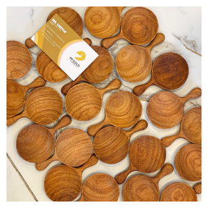 Cuchara para Servir de Madera Natural Premium con Diseño de Mariposa, Ecológica, Apta para Lavavajillas, Extra Larga, Proveedor al por Mayor, Exportación - CARYLN - Product Image 2